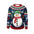 Men Women Xmas Sweatshirt 3D Christmas Snowman Snowflakes Print Ugly Christmas Sweater Unisex Pullover Holiday Party Jumper Tops