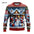 Funny 3D Christmas Men's Sweatshirt Snowman Santa Printed Ugly Christmas Sweatshirt Round Neck Custom Pullovers Man Sweatshirts