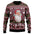 Men Women Xmas Sweatshirt 3D Christmas Snowman Santa Printed Ugly Christmas Sweater Unisex Long Sleeve Tops Pullovers Sweatshirt
