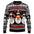 Men Women Xmas Sweatshirt 3D Christmas Snowman Santa Printed Ugly Christmas Sweater Unisex Long Sleeve Tops Pullovers Sweatshirt