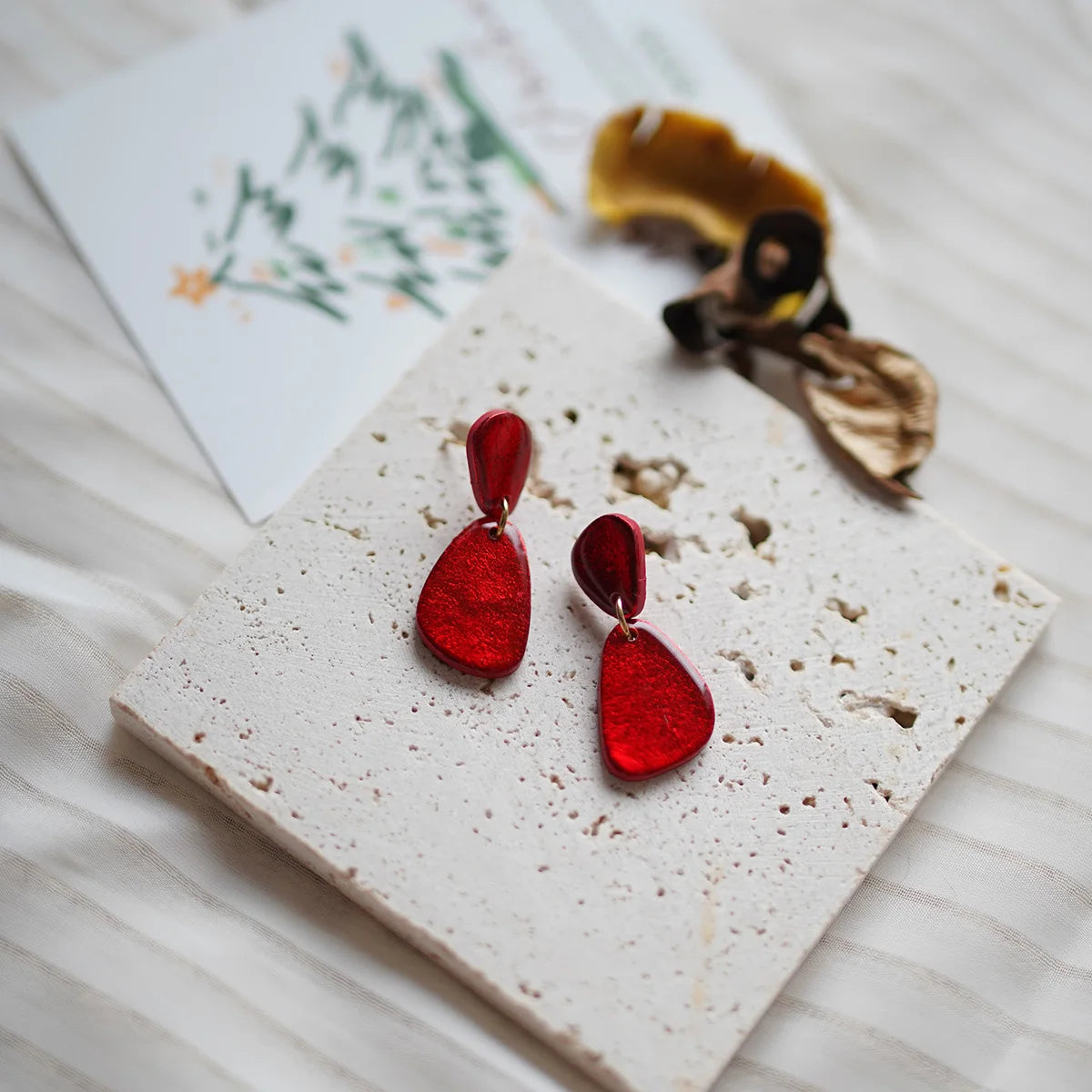 Christmas Winter Holiday Santa Snowman Bell Gingerbread Multi Shapes Polymer Clay Earrings  Celebration Accessories Gifts