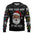 Men Women Xmas Sweatshirt 3D Christmas Snowman Santa Printed Ugly Christmas Sweater Unisex Long Sleeve Tops Pullovers Sweatshirt
