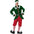 Santa Claus Costume Women Men Christmas Elf Dress Unisex Party Outfit Adult Suit Xmas Stage Performance Festive Role Play Wear