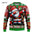 Funny 3D Christmas Men's Sweatshirt Snowman Santa Printed Ugly Christmas Sweatshirt Round Neck Custom Pullovers Man Sweatshirts