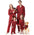 Christmas Family Matching Pajamas Plaid Cotton Mother Father Baby Kids And Dog Family Matching Clothes