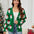 Christmas Fashion Cardigan Coat Woman's Autumn New V-neck Santa Claus Pattern Loose Sweater Winter Ladies Party Knitted Sweaters