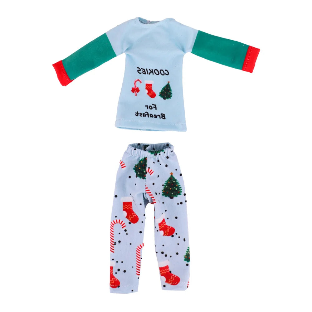 Christmas Style New Sweater Bell Fur Ball Elk Cute Accessories For 30CM&BJD Doll&Christmas Doll Clothes,Kids Christmas Gifts Toy