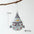 Novelty Painted Christmas Bell Tree Decoration Exquisite Iron Art Ornament Xmas Party Hanging Pendant Home Decor Navidad Gifts