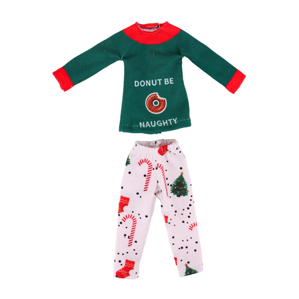 Christmas Style New Sweater Bell Fur Ball Elk Cute Accessories For 30CM&BJD Doll&Christmas Doll Clothes,Kids Christmas Gifts Toy