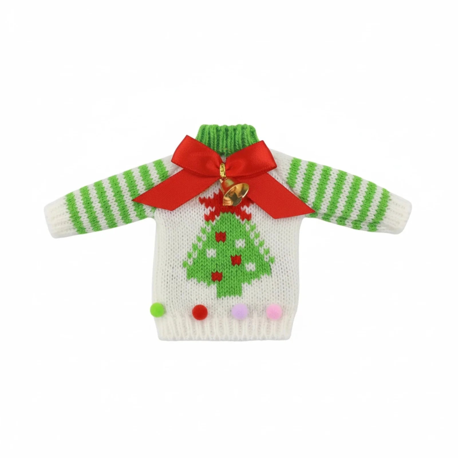 Christmas Style New Sweater Bell Fur Ball Elk Cute Accessories For 30CM&BJD Doll&Christmas Doll Clothes,Kids Christmas Gifts Toy