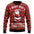 Men Women Xmas Sweatshirt 3D Christmas Snowman Santa Printed Ugly Christmas Sweater Unisex Long Sleeve Tops Pullovers Sweatshirt