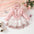 Sweet Cute Baby Girls Clothes Long Sleeve Lace Tulle Floral Dress With Bow Headband For Toddler Kids Casual Daily Party Outfits