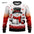 Funny 3D Christmas Men's Sweatshirt Snowman Santa Printed Ugly Christmas Sweatshirt Round Neck Custom Pullovers Man Sweatshirts