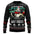 Men Women Xmas Sweatshirt 3D Christmas Snowman Santa Printed Ugly Christmas Sweater Unisex Long Sleeve Tops Pullovers Sweatshirt