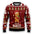 Men Women Xmas Sweatshirt 3D Christmas Snowman Santa Printed Ugly Christmas Sweater Unisex Long Sleeve Tops Pullovers Sweatshirt